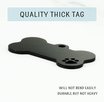 Ultra Joys pet safety identification product packaging highlighting the dual side engraving feature.