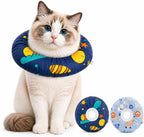 Cat Recovery Collar, Soft Waterproof Donut Cone for Cats After Surgery, Adjustable Anti-Lick Elizabethan Collar Alternative for Wound Healing, Hair-Resistant Pet Neck Pillow for Cats & Small Dogs,M - Image 10