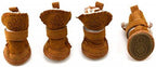 Detailed view of the hook loop closure on Urbest boots