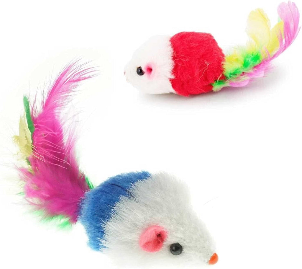 Complete set packaging layout of the VOVIGGOL cat mice toys.