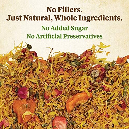 Close up of Kaytee natural foraging treat mix blend