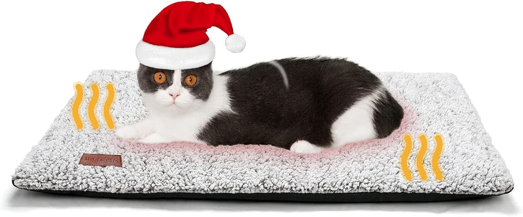 Self Warming Cat Bed Self Heating Cat Dog Mat 24 x 18 inch Extra Warm Thermal Pet Pad for Indoor Outdoor Pets with Removable Cover Non-Slip Bottom Washable Non Electric - Image 9
