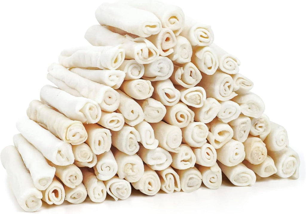 MON2SUN Dog Rawhide Rolls Twist Sticks Chew Treats Natural Flavor 6.5 Inch 40 Count for Puppy and Small Dogs - Image 14