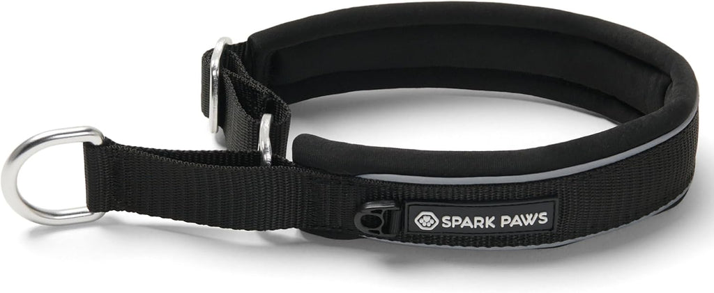 Spark Paws Martingale Dog Collar - Cushioned Slip-On Training Collar, Heavy Duty, Safety-Tested No-Buckle Collar for Medium & Large Dogs - 90s Retro - C - Image 10