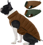 Lelepet Reversible Dog Coat Waterproof Dog Jacket Windproof Puffer Vest for Winter Warm Lightweight Coats for Large Dogs Adjustbale Hook & Loop Pet Apparel with Leash Hole, Pitbull, Wine Red, XL - Image 14