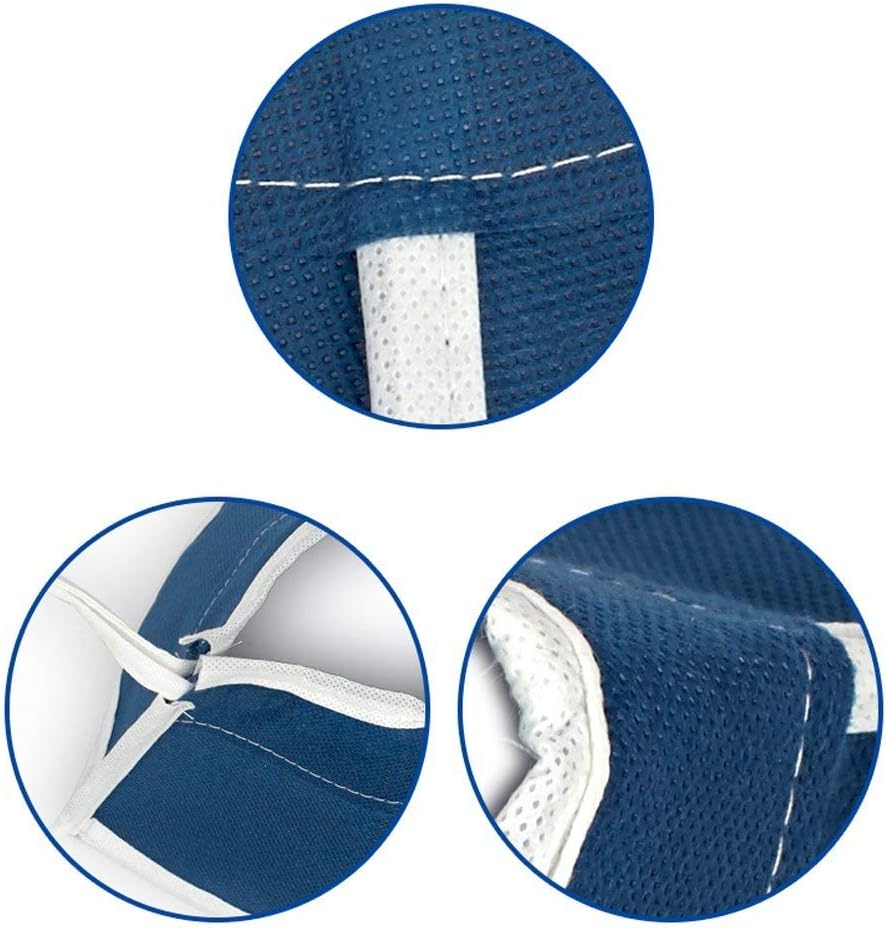 Adjustable drawstring detail on the QIYADIN soft pet recovery collar