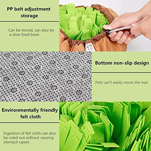 Awoof Pet Snuffle Mat For Dogs Compact Travel Storage