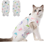 Cat Recovery Suit After Surgery for Female Spay Male Neuter, Anti Licking Onesie Postoperative Shirt, Soft Breathable Bodysuit Pajamas for Abdominal Wound Kitten, E-Collar & Cone Alternative - Image 13