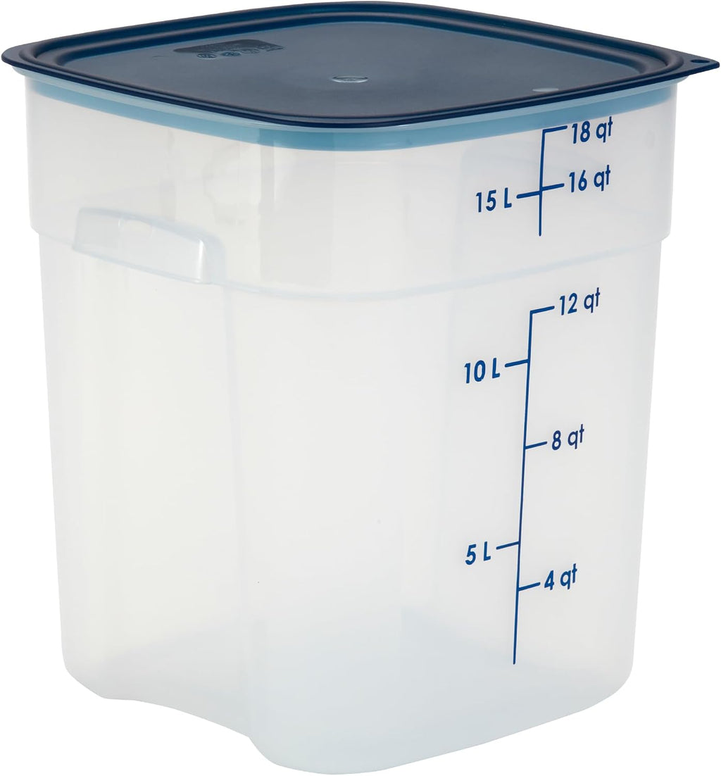Cambro FreshPro 12 Quart (QT) Food Storage Container with Lid (Restaurant Grade) - for Food Prep, Commercial Kitchen, Pet and Dog Food Container (Translucent) - Image 10