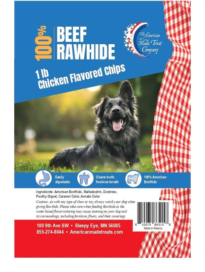 Pet Factory American Made Treat Company digestible dog chew chips