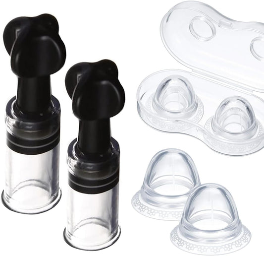 Lnazcnz 4 Pcs Nipple Corrector set for breastfeeding support