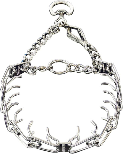 Herm Sprenger Chrome Plated Steel Training Prong Collar with Quick Release Snap for Dogs, 21-22 in x 3mm, Neck Size UP to 18 inches - Image 9