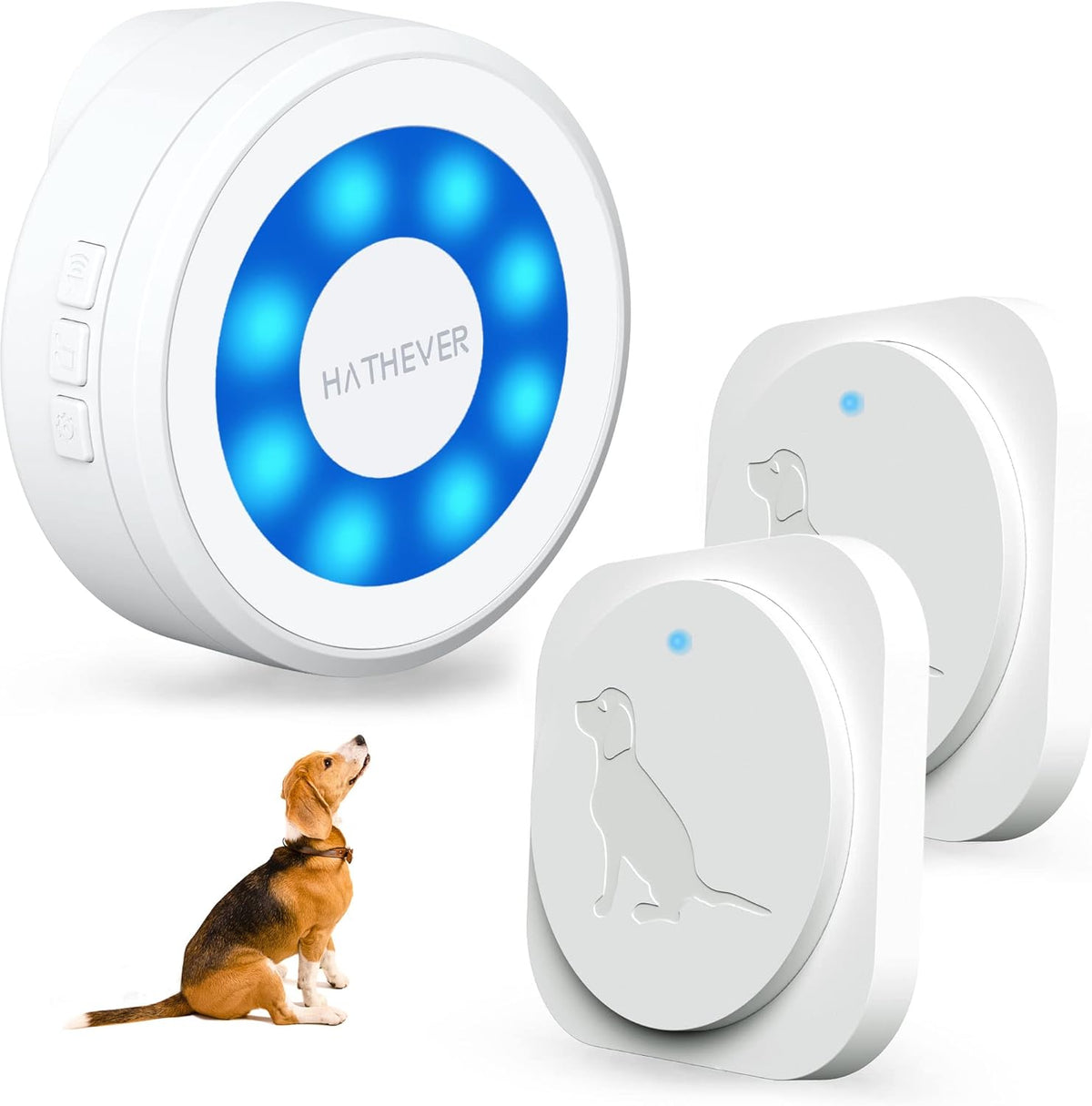 Dog Bells to Go Outside, Wireless Dog Doorbell Operating at 1000 Feet with Chew Resistant IP65 Waterproof Touch Button, CD Quality Sound & 4 Notification Modes - Image 10