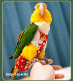 Bird Flight Suits Diapers, Parrot Diapers for Monk Parakeets, Cockatiels, Parrot Clothes Costume, Bird Training Nappy Suit Liners Clothes (Medium,White) - Image 5