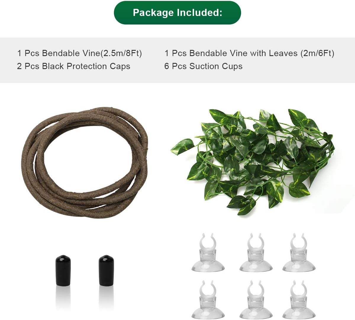 Close up of Coolrunner bendable reptile vine texture