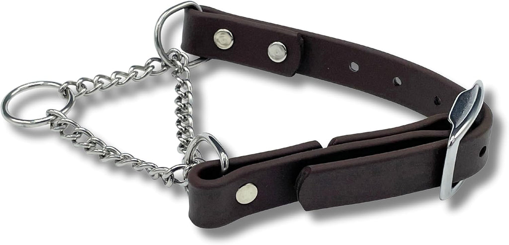 Martingale Collar for Dogs, Biothane, Stainless Steel Hardware, No Pull, Made in The USA, Professional Grade, Medium, Black - Image 15