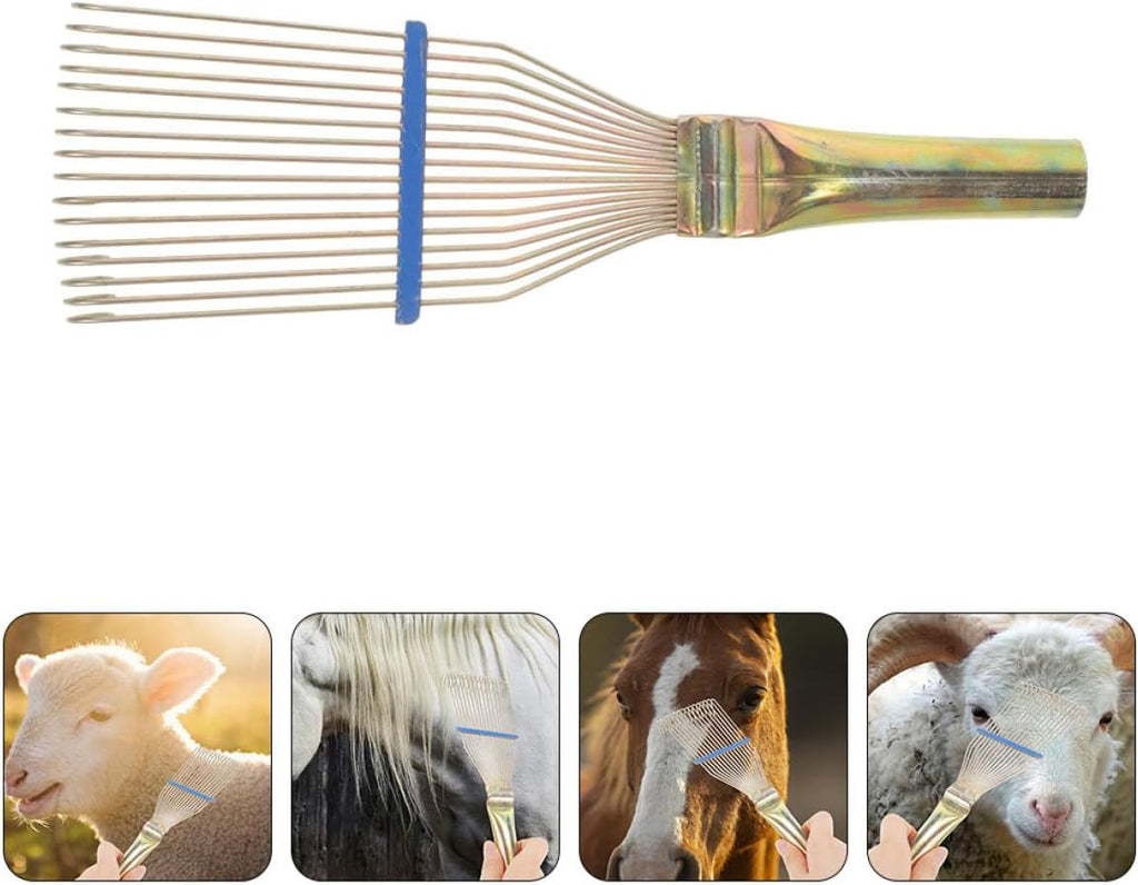 HydreachCA livestock grooming tool packaging view highlighting high quality steel wire.