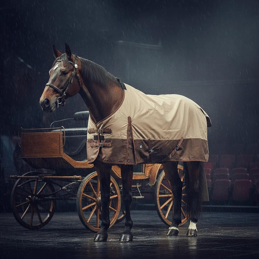 1200Denier Waterproof and Breathable Horse Sheet Tgw Rding Horse Blanket (78", Royal Blue) - Image 10