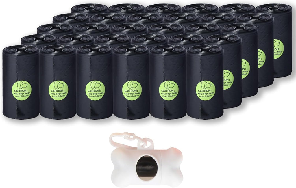 Multi-purpose thick disposable bags being used for clean pet waste management.