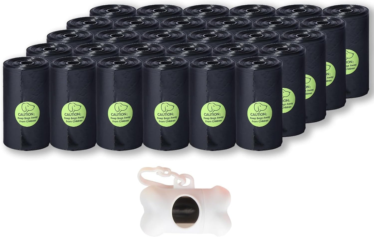 Multi-purpose thick disposable bags being used for clean pet waste management.