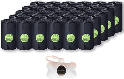 Multi-purpose thick disposable bags being used for clean pet waste management.