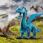 Discovery RC Dragon flapping wings and walking action shot