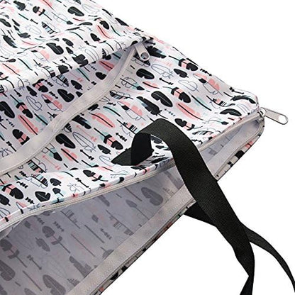 Alvababy hanging wet dry bag with double zipper pockets