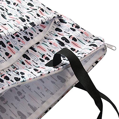 Alvababy hanging wet dry bag with double zipper pockets
