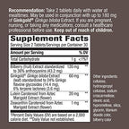 Top cap and seal view of Nature's Way Ginkgold Eyes supplement bottle