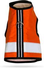Authentic imported Kitty Holster reflective walking gear side view profile.