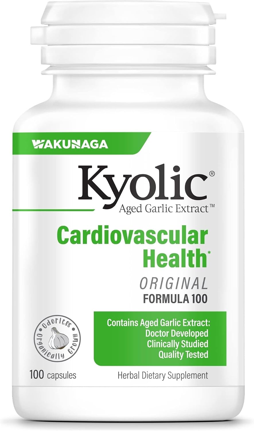 Kyolic Aged Garlic Extract Cardiovascular Health* Formula 100, 300 Capsules - Image 10
