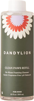 Dandylion Dog Paw Cleaner, Clean Paws, Dog Paw Washer, No Rinse Foam Cleaner for Dogs, Fragrance Free pH Balanced Foaming Washer with Silicone Brush, Pet Cleaning Supplies, 5 fl oz - Image 10