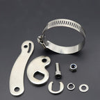Different angles of the heavy duty automotive fuel line fasteners.