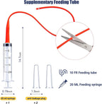 Pet feeding syringes in various milliliter sizes for precise liquid medicine administration