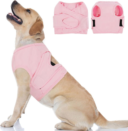 BRKURLEG Chest Recovery Suit for Dogs, Dog Chest Wound Cover, Breathable & Soft Pet Surgery Recovery Suit, Anti-Licking Wound Vest, Not for Spay/Neuter Surgeries, Pet Cone Alternative, Grey XXL - Image 9