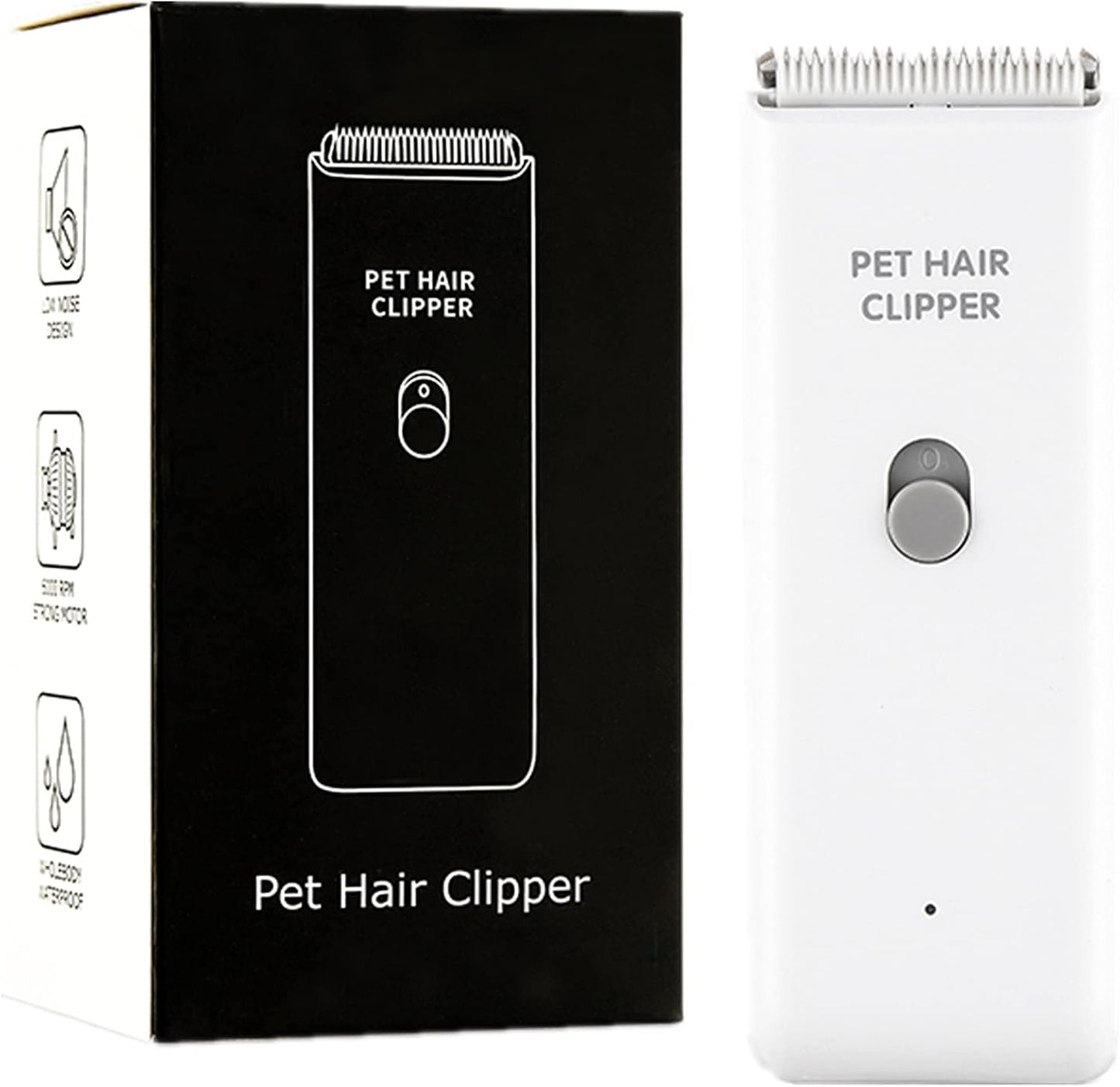Dog Cat Home Hair Waterproof Clipper Portable Electric USB Rechargeable Pet Grooming Tools Low Noise Shaver Cordless Trimmer for Small and Large Pets - Image 14