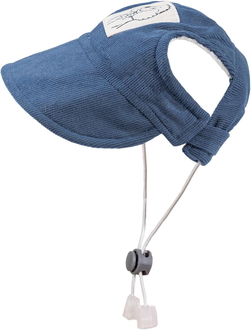 Pet Dog Baseball Cap, Cat Hat, Cat Dog Sun Cap with Ear Holes, Adjustable Puppy Outdoor Sun Hat (Red, Small) - Image 9