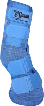 Cashel CASC-LG3 horse fly boots with hook-and-loop closures