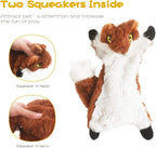 FIREOR woodland animal puppy teething toys pack illustrating the lightweight floppy design for small medium large dogs