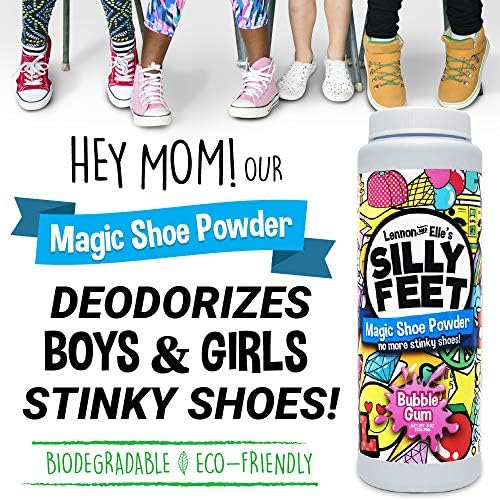Talc-free cornstarch foot powder bottle showing USA quality standards.