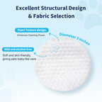 Hypoallergenic tear stain remover pads container detailing one hundred count size.