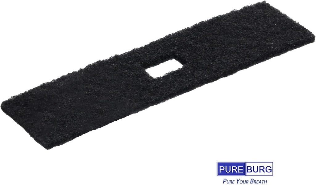 Thick charcoal impregnated air filter pack for pet odor elimination