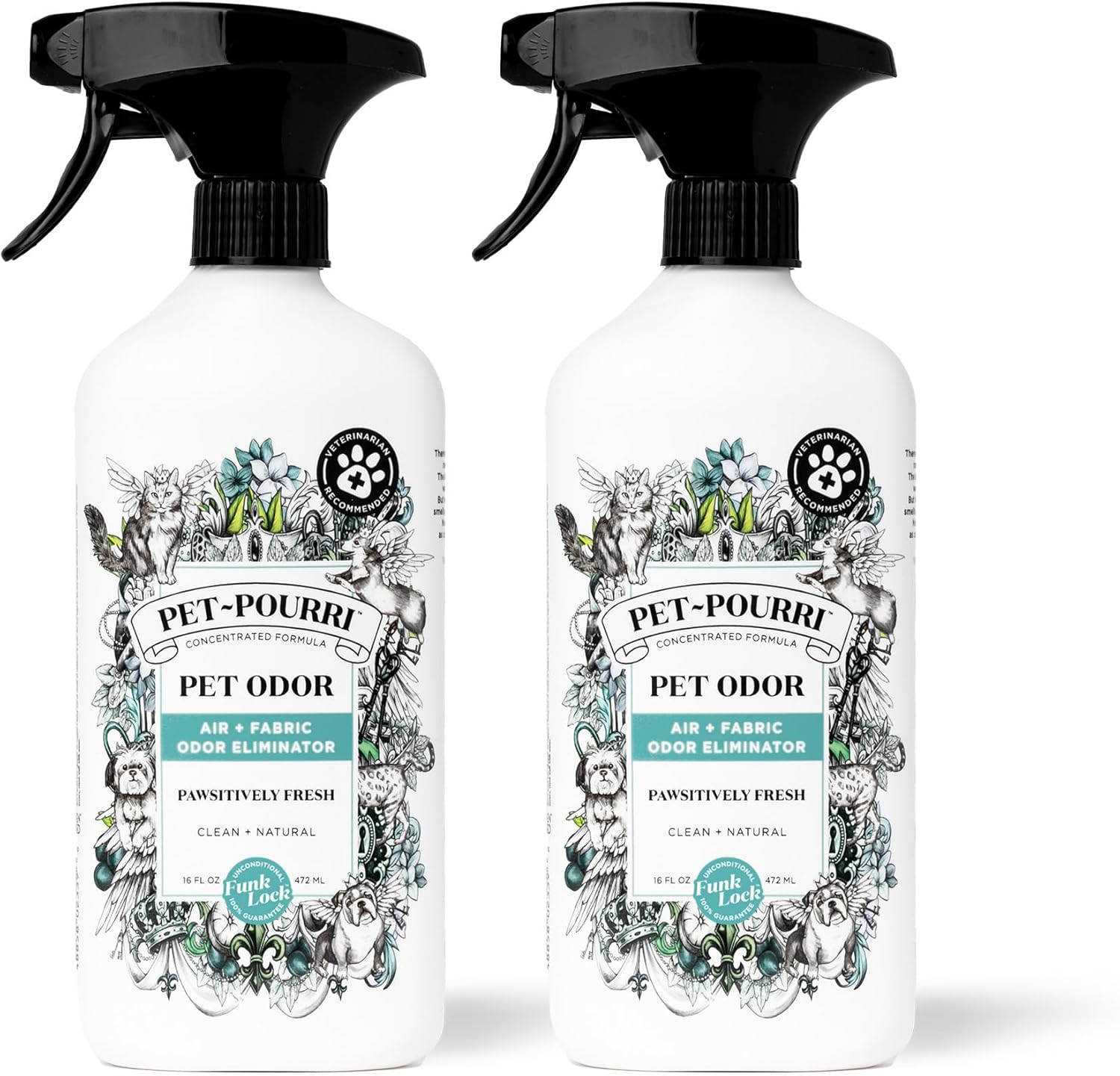 Pet-Pourri Pawsitively Fresh Pet Odor Deodorizer Spray, 16 Fl Oz, Up to 800 Uses, Air + Fabric Odor Remover with Essential Oils & Plant Based Ingredients, Vet Recommended, Pineapple, Jasmine & Pear - Image 14