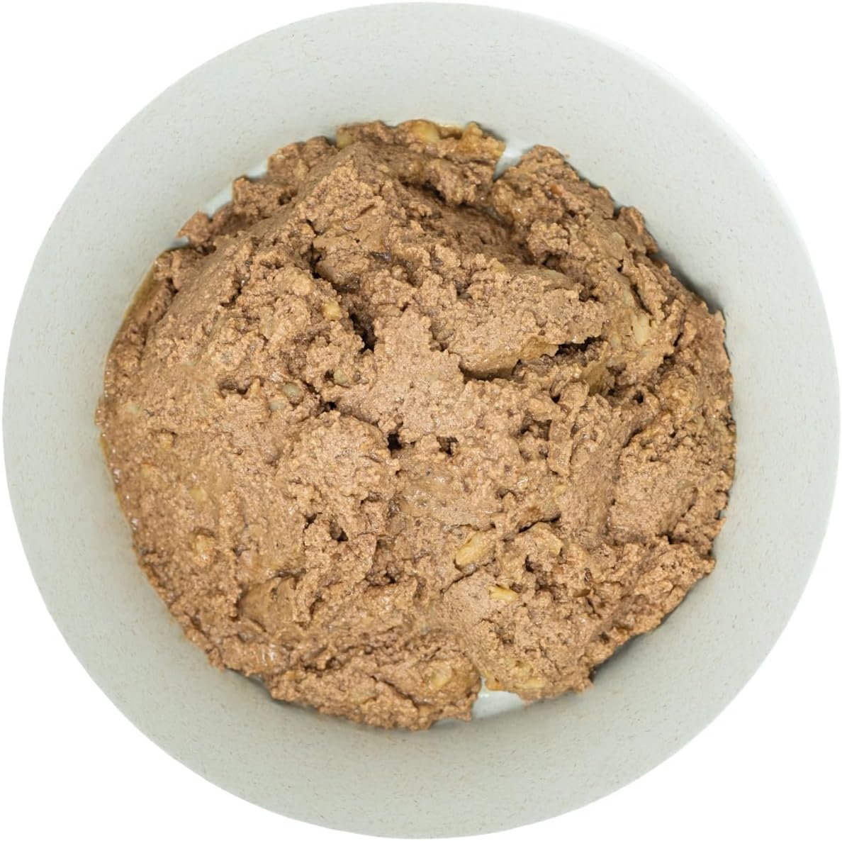 Nutritious chopped ground wet dog food for healthy skin and coat