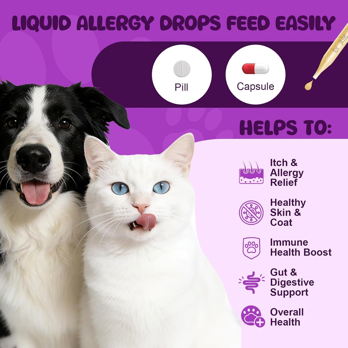 Wagmee natural pet supplement bottle for seasonal environmental allergies management