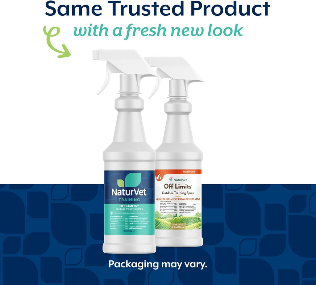 NaturVet Off Limits outdoor training spray application