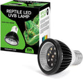 Reptitrip UVB light for reptiles front view showing the LED bulb structure.