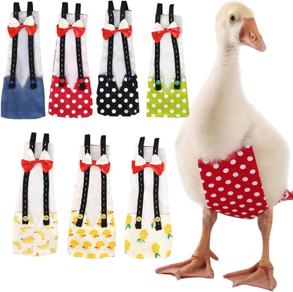 QBLEEV Pet Cole Duck Diapers for Baby Ducks, Chicken Diapers for Real Hens, Fashionable Duckling Nappy Poultry Cloth for Indoor Chick Goose Hen - Image 10