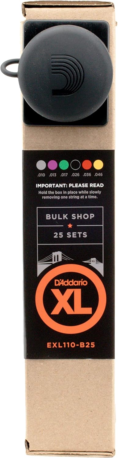 D'Addario Electric Guitar Strings, XL Nickel, EXL110-B25, Regular Light Gauge 10-46, 6-String Set, Pack of 25 - Image 2
