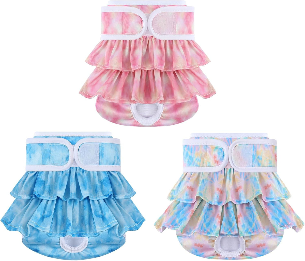 Washable Dog Diapers Female 3 Pack Reusable Highly Absorbent Doggie Diaper, Flexible Doggy Diaper Female Durable Leak-Proof Diapers for Dog Period Heat Incontinence Potty Training, XS - Image 15